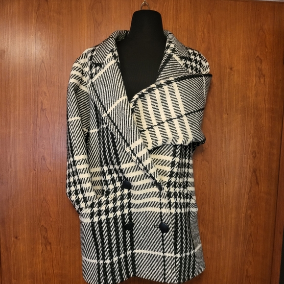 Reine Schurwolle Men Over Coat Pure Wool Laine Vierge Made in Germany Sz 38 - Picture 5 of 16